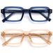 OPULIZE EDG Reading Blue Light Blocking Glasses for Women Men,Anti-reflective Anti-Glare Computer & Gaming Lenses
