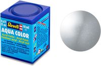 Revell Hobbyverf Acrylverf - Aqua #90 Silver - Metallic - Acryl - Verf potje - 18 ml