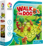 SmartGames Walk the Dog - Brain Teaser Puzzle Game - 80 Challenges