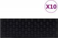 vidaXL Trapmatten 10 st 25x75 cm rubber
