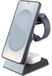 MagPowerstation Chargeur à induction avec Qi2.2, 25W, convient pour MagSafe, 30,5W, MagPowerstation fixe Alu 3, incluant câble USB-C, argent