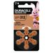 Duracell Zinc-Air ZA312 6 pcs. hearing aid batteries blister PR41