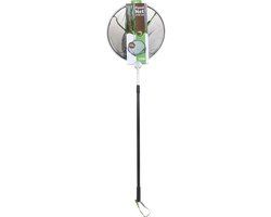 Velda Schepnet Met Telescopische Steel Rond 46 Cm Zwart