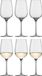 Eisch verre de vin blanc 550/3 - 6 pièces par boîte. VINEZZA 25507030