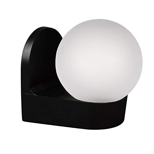 ONLI Applique Globo - Verzonken verlichting - wit mat & zwart - Ø 15 cm - E27