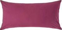 Homescapes Kussensloop 40x80 cm – Bordeaux – 100% Egyptisch Perkal Katoen – 200 TC