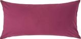Homescapes Kussensloop 40x80 cm – Bordeaux – 100% Egyptisch Perkal Katoen – 200 TC