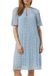 COMMA Jurk blauw / donkerblauw / wit