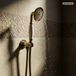 Paulgurkes Ensemble de douche à main en bronze avec douchette, flexible et support