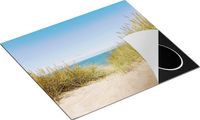 Chefcare Inductie Beschermer Duinen met Zee - 57,6x51,6 cm - Multicolor