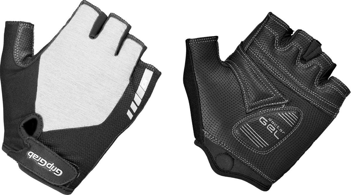 GripGrab ProGel Gevoerde Halve Vinger Handschoenen Dames - white