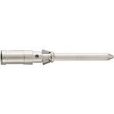 HARTING Deutschland GmbH & Co. HARTING D-Crimpkontakt, contactstift (M), 0,14mm² - 0,37mm², AWG26 - AWG22, zilver, 1 stuk. Materiaal: koperlegering