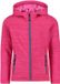 CMP Fleece met capuchon voor meisjes, roos, polyester, rits, maat 152
