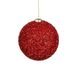 Mica Decorations Lametta décoratif 15cm en plastique, couleur rouge 1 pièce