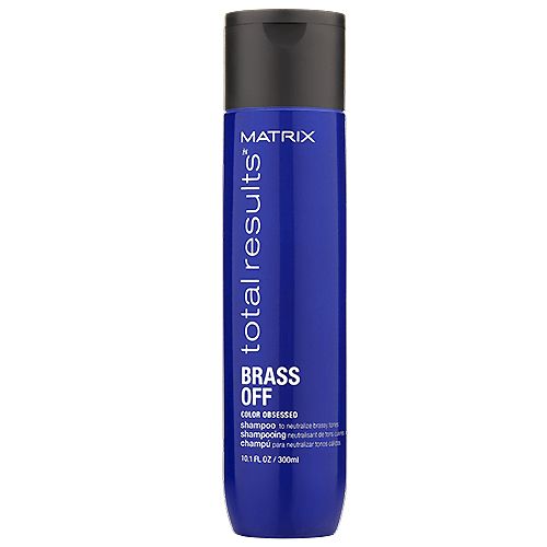 Matrix Brass Off Shampoo - 300 ml - Neutraliseert warme ondertonen in bruin haar