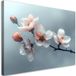 Tableaux Magnolias À Boutons Roses Sur Fond Bleu, 90x60