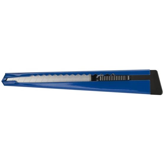 Westcott Snijmes office 9mm met metalen houder blauw