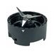 AEG ASBEK extra mes voor AEG Sport Mini Mixer SB2400/SB2500/SB4PS, 4-blade-roestvrij stalen mes, zilver