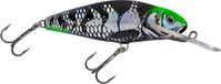 Salmo Perch Deep Runner 8cm Holographic Dark Green Head