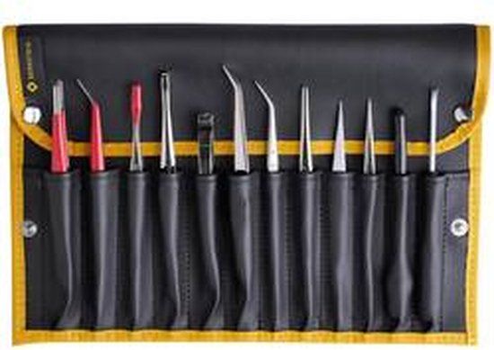Bernstein Tools for Electronics 5-100 Pincetset 12-delig