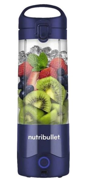 NutriBullet Portable Draagbare Blender To Go - Oplaadbare Blender - Mini Blender - Donkerblauw