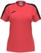 Joma Academy T-shirt Met Korte Mouwen Vrouw Dark Orange Fluor / Black M