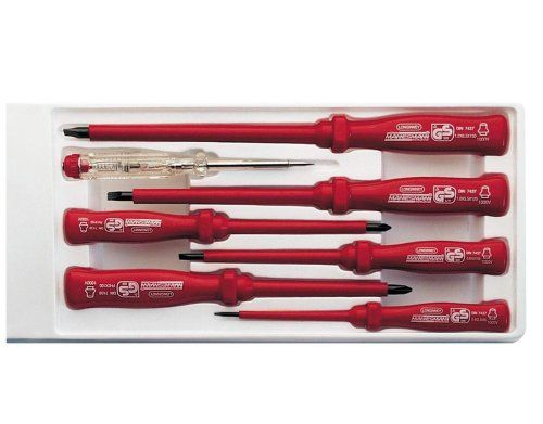Brüder Mannesmann M 1187-Profi Elektrische schroevendraaierset, 7-delig