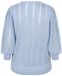EsQualo Pull Court Manches Courtes Lurex F25 31503 600 Bleu Femmes Taille L