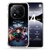 Cokitec Xiaomi Redmi Note 14 Pro Plus 5G Manga Demon Slayer Zwart