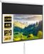 HOMCOM Projectiescherm 80 inch 16:9 voor muur en plafond - Beamerscherm - Filmdoek - Wit