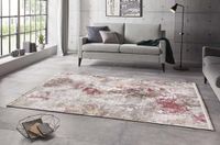 Nouristan Design vloerkleed met franjes Mago - rood/meerkleurig 160x230 cm