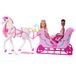 Barbie Casse-Noisette cheval et traîneau du Pays des Friandises