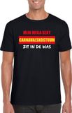 Bellatio Decorations Shoppartners Bv Mijn sexy carnavalskostuum zit in de was fun t-shirt heren zwart