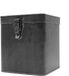 Budget Design Store Boîte de rangement Métal Noir M