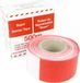 Dancop Ruban de marquage 500 m sur rouleau Blanc & Rouge 80 mm x 500 m