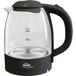 Elta GWK-1000.1 Bouilloire noir, transparent Contenance: 1 l