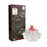 CHERRY MX2A RGB SILENT RED Switch Kit, 36 Mechanische Schakelaars (5-PIN), voor DIY, Hot Swap of Gaming-Toetsenbord, Lineaire Schakelaar zonder Klik, Soepel & Stil