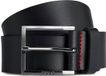 HUGO Leren Riem Geek W105 Zwart