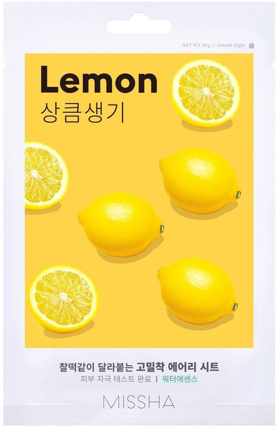 Missha Airy Fit Sheet Mask (Lemon)
