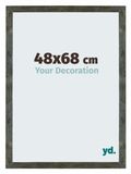 Your Decoration Cadre Puzzle 48x68 cm Bleu Or Chiné