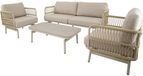 Lesliliving Lounge-Set Akiro Beige