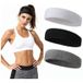 Mutig Schweißband 3 STÜCKE Stirnband Männer & Frauen Sport Schweißband, Kopfband Sport für Fitness Fußball Tennis Gymnastik Basketball