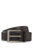 BOSS Leren riem Elloy Sz35 Belt W90 Dark Brown donkerbruin