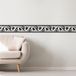 Sticker Mural - Frise - 157x852 Cm - Noir