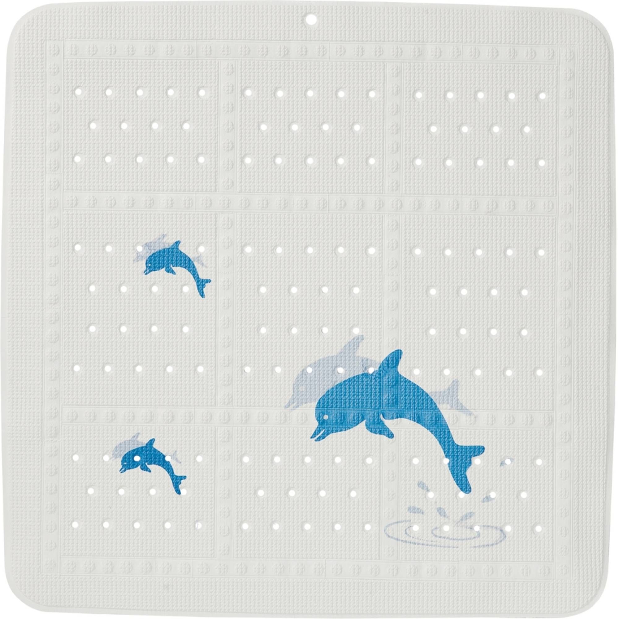 Sealskin Montreal Antislipmat - Douche - 55x55 cm - Wit/Blauw