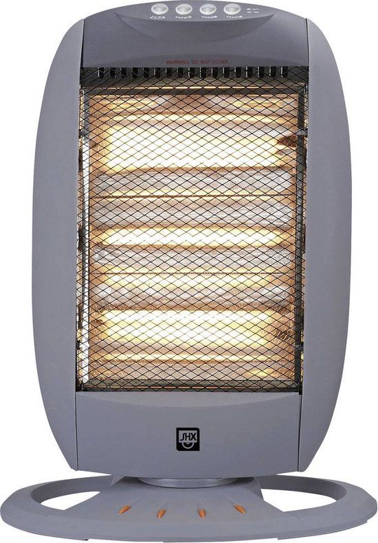 SHX Halogeenverwarming - 30 m² - Zilver/Zwart