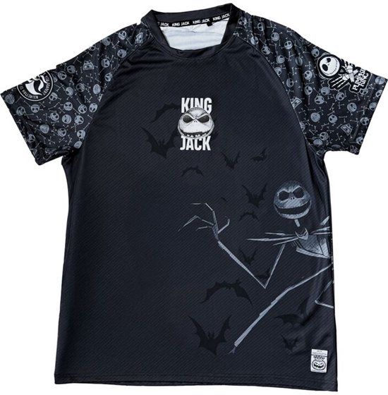The Nightmare Before Christmas King Jack - 93 Jersey Zwart Polyester Mannen XXL