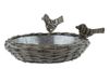Van der Leeden Vogelvoerbak Wilg D30H6Cm Grijs