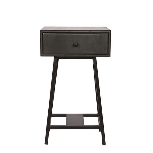 BePureHome Bijzettafel - Zwart - Metaal