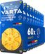 VARTA Hoortoestelbatterijen Typ 10 geel, grootverpakking, 60 stuks, 1,45 V